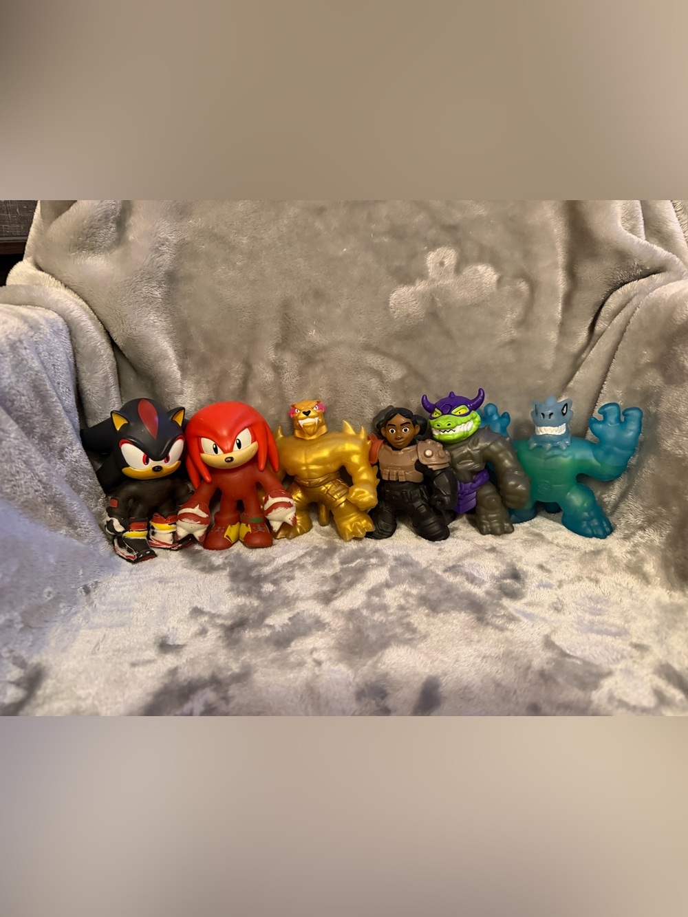 Heroes of Goo Jit Zu Lot 6 Figures Sonic Mr. Beast Lab Dino X-Ray Strikers Pixar